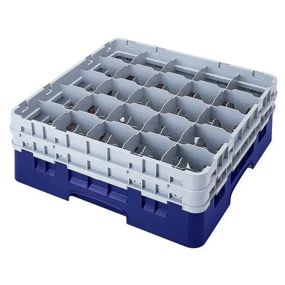 Cambro 20S434-186 - 3 7/8" Stemware & Tumbler Glass Rack - Camrack (4 per Case) 