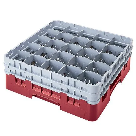 Cambro 20S434-416 - 3 7/8" Stemware & Tumbler Glass Rack - Camrack (4 per Case) 