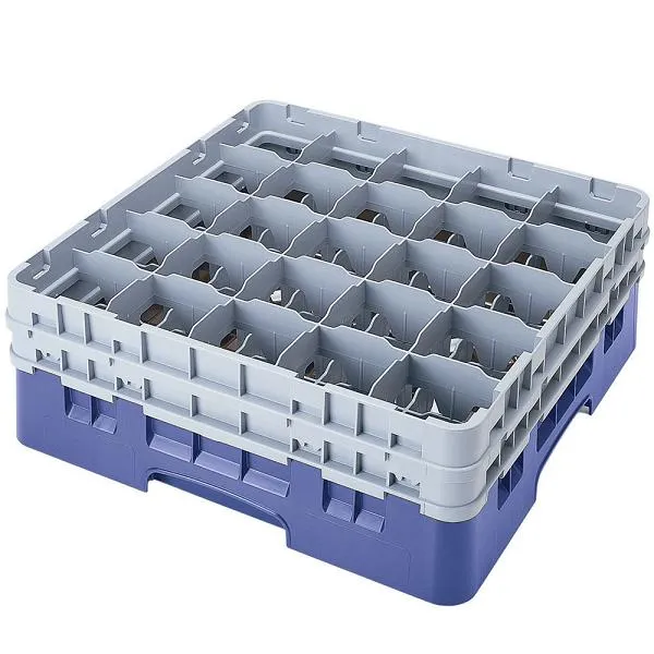 Cambro 20S638-168 - 3 7/8" Stemware & Tumbler Glass Rack - Camrack (3 per Case) 