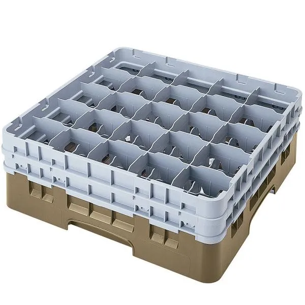 Cambro 20S638-184 - 3 7/8" Stemware & Tumbler Glass Rack - Camrack (3 per Case) 