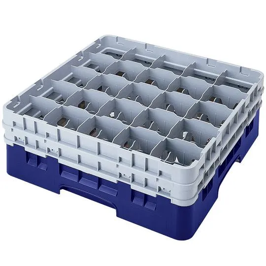 Cambro 20S638-186 - 3 7/8" Stemware & Tumbler Glass Rack - Camrack (3 per Case) 