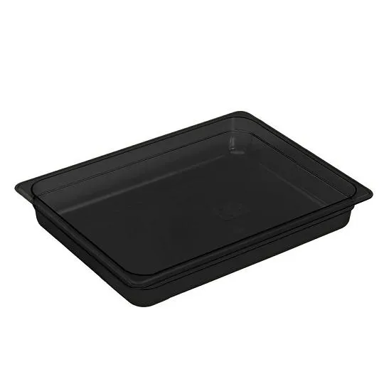 Cambro 22HP-110 - Camwear 2 1/2" Deep Half-Size High Heat Food Pan (6 per Case) 