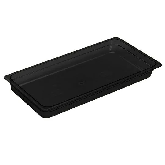 Cambro 22LPHP-110 - Camwear 2 1/2" Deep Half-Size Long High-Heat Food Pan (6 per Case) 