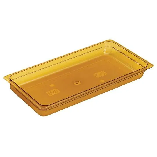 Cambro 22LPHP-150 - Camwear 2 1/2" Deep Half-Size Long High-Heat Food Pan (6 per Case) 