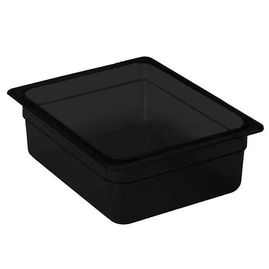 Cambro 24HP-110 - Camwear 4" Deep Half-Size High Heat Food Pan (6 per Case) 