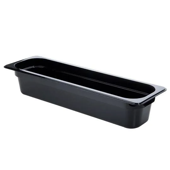 Cambro 24LPCW-110 - Camwear 4" Deep Half-Size Long Food Pan (6 per Case) 