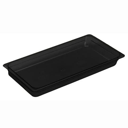 Cambro 24LPHP-110 - Camwear 4" Deep Half-Size Long High-Heat Food Pan (6 per Case) 