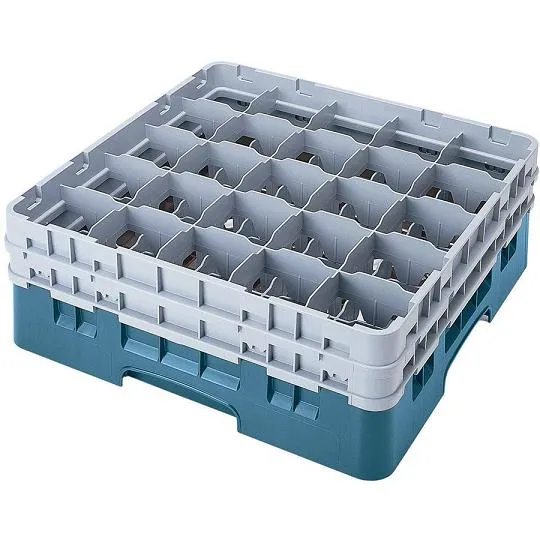 Cambro 25S418-414 - 3 4/9" Stemware & Tumbler Glass Rack - Camrack (5 per Case) 