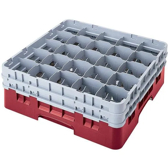 Cambro 25S418-416 - 3 4/9" Stemware & Tumbler Glass Rack - Camrack (5 per Case) 