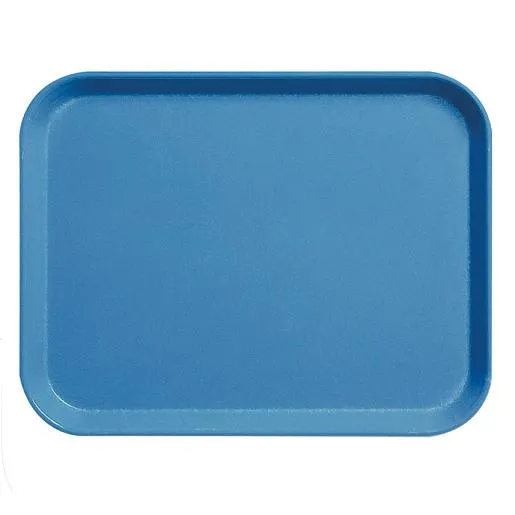 Cambro 13" x 21" Blue Camlite Tray (Set of 12) [3253CL-142]