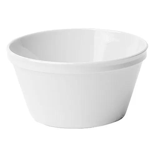 Cambro 35CW-148 - 8.4 oz. White Camwear Polycarbonate Bouillon Bowl (4 per Case8) 