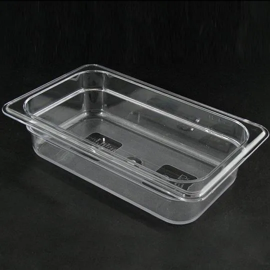 Cambro 42CW-135 - Camwear 2 1/2" Deep Quarter-Size Food Pan (6 per Case) 