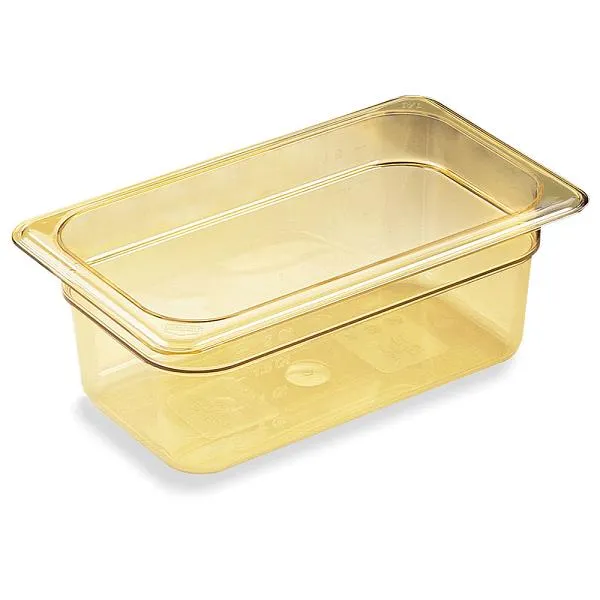 Cambro 42HP-150 - Camwear 2 1/2" Deep Quarter-Size High Heat Food Pan (6 per Case) 