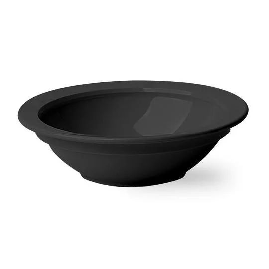 Cambro 45CW-110 - 8.4 oz. Black Camwear Polycarbonate Fruit Bowl (4 per Case8) 