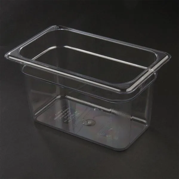 Cambro 46CW-135 - Camwear 6" Deep Quarter-Size Food Pan (6 per Case) 