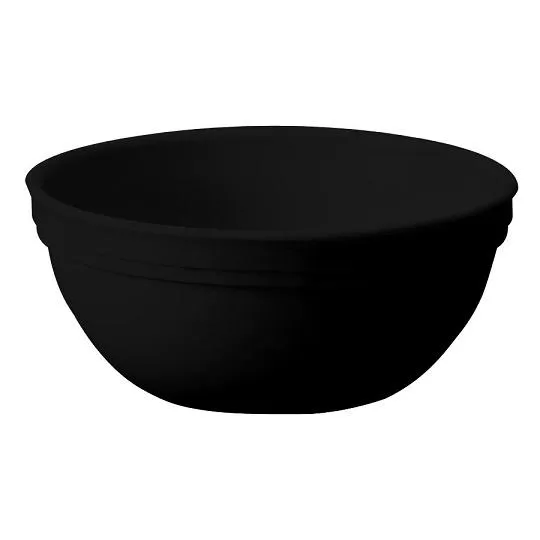 Cambro 50CW-110 - 15.3 oz. Black Camwear Nappie Bowl (4 per Case8) 