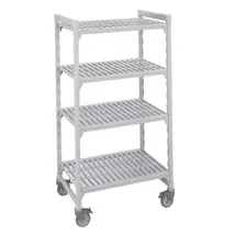 Cambro CSUR41366-480 - Camshelving 21" x 36" x 67" Mobile Shelving Unit w/ Premium Casters 