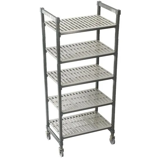 Cambro CSUR51426-480 - Camshelving 21" x 42" x 67" Mobile Shelving Unit w/ Premium Casters 