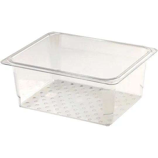 Cambro 23CLRCW-135 - 3" Half Size Colander Pan - Camwear (6 per Case) 