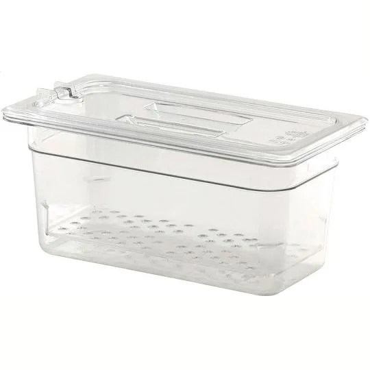 Cambro 33CLRCW-135 - 3" Third Size Colander Pan - Camwear (6 per Case) 