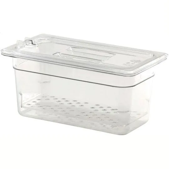 Cambro 35CLRCW-135 - 5" Third Size Colander Pan - Camwear (6 per Case) 