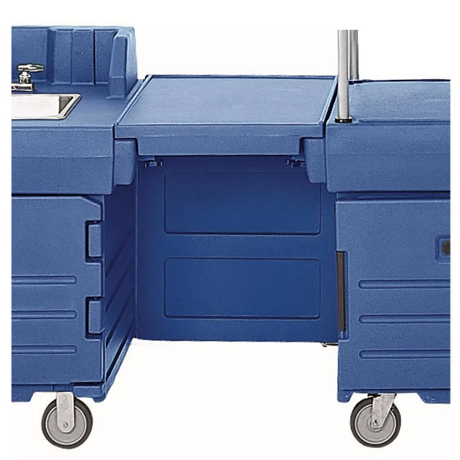 Cambro KMC24-186 - Navy Blue CamKiosk Connector Unit w/ Front Panel 