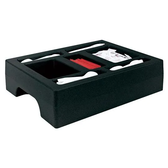 Cambro LCDCH10-110 - Black Condiment Holder 