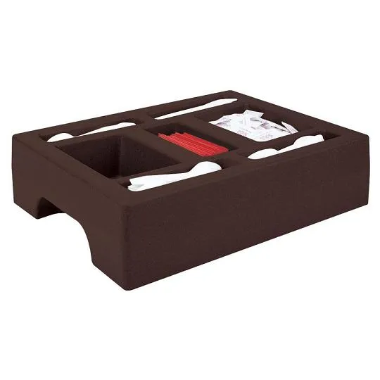 Cambro LCDCH10-131 - Dark Brown Condiment Holder 