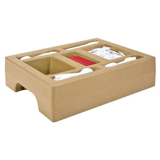 Cambro LCDCH10-157 - Coffee Biege Condiment Holder 