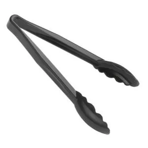 Cambro 6" Scallop Grip Plastic Tongs - Camwear (Set of 12) [6TGS-110]