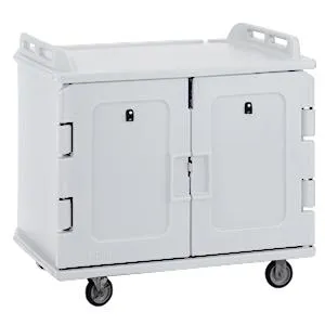 Cambro MDC1418S20-180 - Light Gray 20 Tray Meal Delivery Cart 