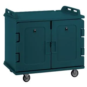 Cambro MDC1418S20-192 - Granite Green 20 Tray Meal Delivery Cart 