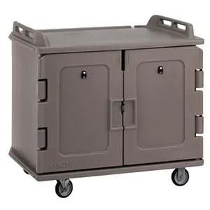 Cambro MDC1418S20-194 - Granite Sand 20 Tray Meal Delivery Cart 