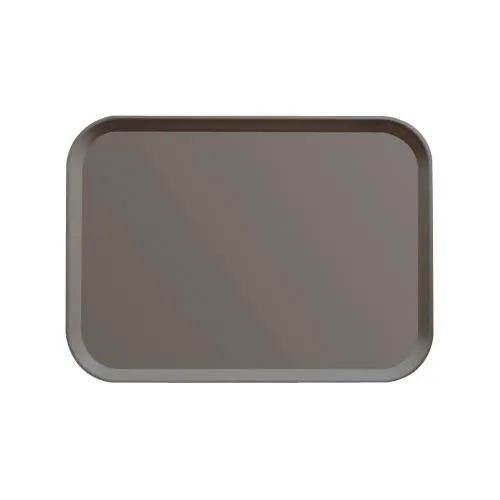 Cambro 1014-107 - 10.63" x 13.75" Fiberglass Cafeteria Tray - Camtray (12 per Case) 