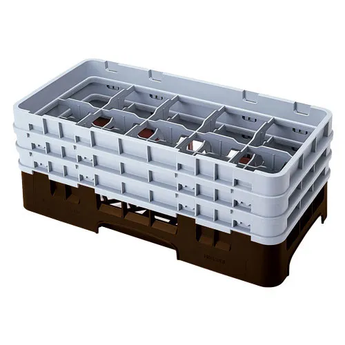 Cambro 10HS638-167 - 3.5" Half-Size Stemware & Tumbler Glass Rack - Camrack (3 per Case) 