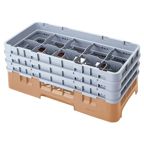 Cambro 10HS800-184 - 3.5" Half-Size Stemware & Tumbler Glass Rack - Camrack (2 per Case) 