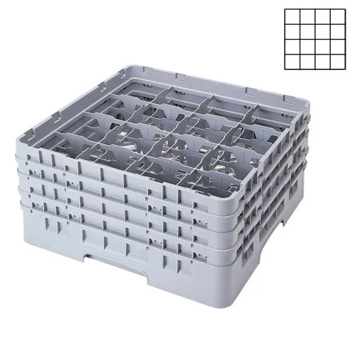 Cambro 16S1058-151 - 4.375" Stemware & Tumbler Glass Rack - Camrack 