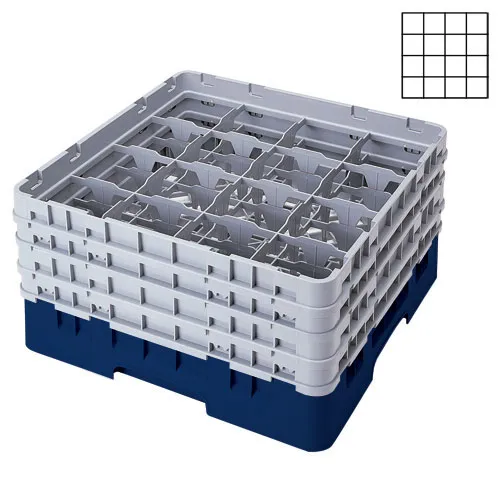 Cambro 16S1214-186 - 4.375" Stemware & Tumbler Glass Rack - Camrack (2 per Case) 