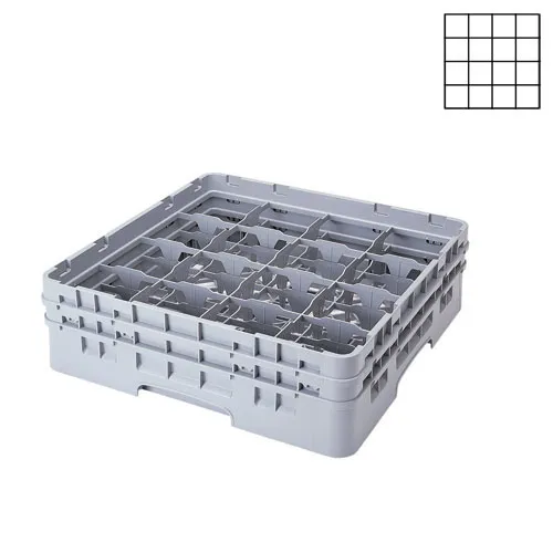 Cambro 16S318-151 - 4.375" Stemware & Tumbler Glass Rack - Camrack (5 per Case) 