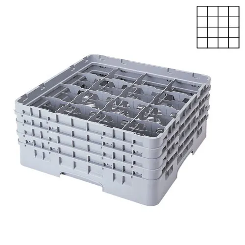 Cambro 16S900-151 - 4.375" Stemware & Tumbler Glass Rack - Camrack (2 per Case) 