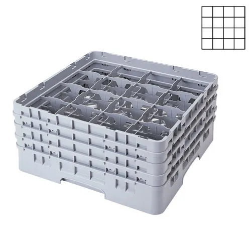 Cambro 16S958-151 - 4.375" Stemware & Tumbler Glass Rack - Camrack (2 per Case) 