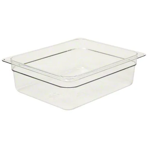 Cambro 24CW-135 - 6 qt Half-Size Food Pan - Camwear (6 per Case) 