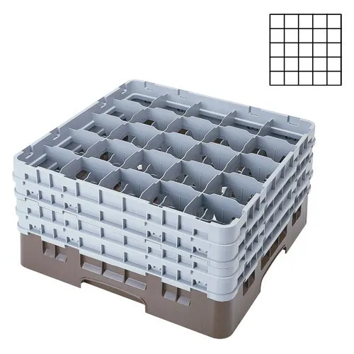 Cambro 25S1114-151 - 3.5" Stemware & Tumbler Glass Rack - Camrack (2 per Case) 