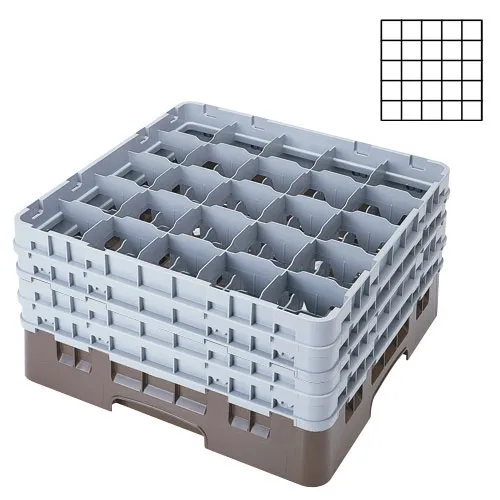 Cambro 25S1214-151 - 3.5" Stemware & Tumbler Glass Rack - Camrack (2 per Case) 