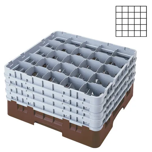 Cambro 25S1214-167 - 3.5" Stemware & Tumbler Glass Rack - Camrack (2 per Case) 