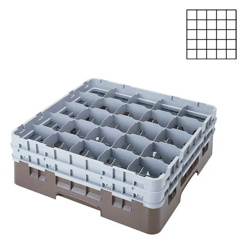 Cambro 25S434-151 - 3.5" Stemware & Tumbler Glass Rack - Camrack (4 per Case) 