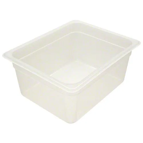 Cambro 26PP-190 - 9.4 qt Half-Size Translucent Food Pan (6 per Case) 