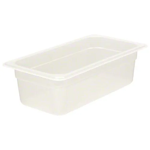 Cambro 34PP-190 - 3.8 qt Third-Size Translucent Food Pan (6 per Case) 