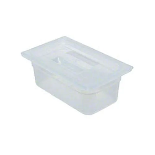 Cambro 44PP-190 - 2.7 qt Quarter-Size Translucent Food Pan (6 per Case) 