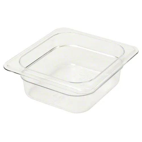 Cambro 62CW-135 - 1 qt Sixth-Size Food Pan - Camwear (6 per Case) 